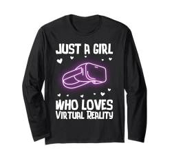 Cooles VR-Gaming-Design für Männer und Frauen, Virtual-Reality-Liebhaber Langarmshirt von Best Virtual Reality Gift VR Gamer