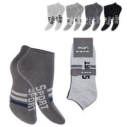 BestSale247 Sneaker Socken Damen Herren (12 Paar) Baumwolle Atmungsaktiv (Muster 5, 39-42) von BestSale247