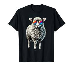 Lustiges Schaf Kunst Sonnenbrille Sheep Schäfer Coole Schafe T-Shirt von Besten Tier Motive aller Art - Kunstwerk AnimalArt