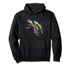 Meeresschildkröten Sommer Schildkröte Tierliebhaber Strand Pullover Hoodie von Besten Tier Motive aller Art - Kunstwerk AnimalArt