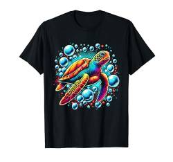 Meeresschildkröten Sommer Schildkröte Tierliebhaber Strand T-Shirt von Besten Tier Motive aller Art - Kunstwerk AnimalArt