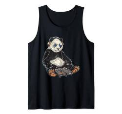 Panda Bär Motiv Tiere Tierliebhaber Cute DJ Pandas Kopfhörer Tank Top von Besten Tier Motive aller Art - Kunstwerk AnimalArt