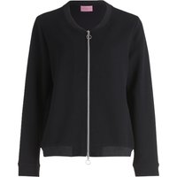 BETTY BARCLAY Sweatjacke "So Cosy", Zweiwegereißverschluss, für Damen, schwarz, 46 von Betty Barclay