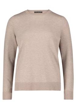 Betty Barclay Damen Basic-Strickpullover mit Rundhalsausschnitt Funghi Melange,46 von Betty Barclay