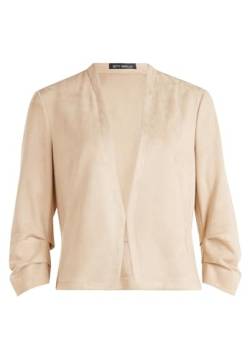 Betty Barclay Damen Blazer-Jacke mit 3/4 Arm Beige,44 von Betty Barclay