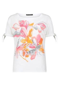 Betty Barclay Damen Blusenshirt mit Schleifenknoten Patch Cream/Rosé,40 von Betty Barclay