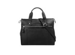 Betty Barclay Shopper Damen Leder, schwarz von Betty Barclay