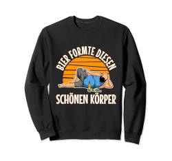 Bier formte diesen schönen Körper Sweatshirt von Bierliebhaber Team Bier Saufen Bierbauch Herrentag