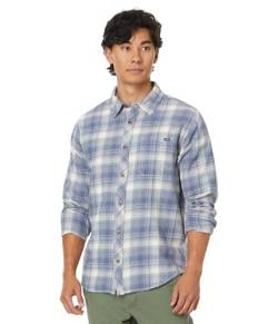 Billabong Herren Coastline Langarm-Flanellhemd, Schiefer, Blau, XX-Large von Billabong