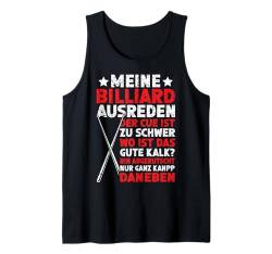 Billard Der Cue Ist Zu Schwer Pool Spieler Tank Top von Billards Pool Billiard Geschenke