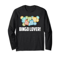 BINGO LOVER! Bingospielerin Mama Bingo Liebhaberin Langarmshirt von Bingo Geburtstag Geschenk Mama Bingo Shirt Frauen