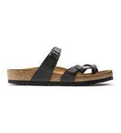 Birkenstock für Damen. 71793 Mayari Birko-Flor Sandalen schwarz (41), Wohnung, Keine, Lässig, Recyceltes Polyester von Birkenstock