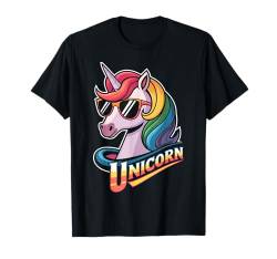 Einhorn Geburtstag Party Supplies Regenbogen Mähne Mythisch T-Shirt von Birthday 365