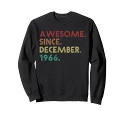 Fantastisch seit Dezember 1966 Lustiger 58. Geburtstag Sweatshirt von Birthday Accessories