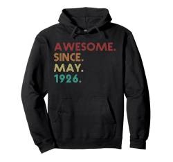 Fantastisch seit Mai 1926 Lustiger 99. Geburtstag Pullover Hoodie von Birthday Accessories