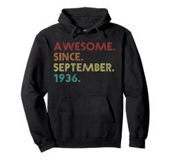 Fantastisch seit September 1936 Lustiger 88. Geburtstag Pullover Hoodie von Birthday Accessories