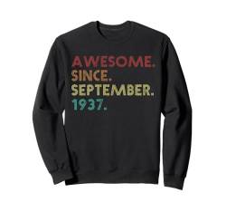 Fantastisch seit September 1937 Lustiger 87. Geburtstag Sweatshirt von Birthday Accessories