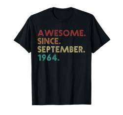 Fantastisch seit September 1964 Lustiger 61. Geburtstag T-Shirt von Birthday Accessories