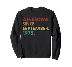 Fantastisch seit September 1972 Lustiger 53. Geburtstag Sweatshirt von Birthday Accessories