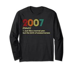 17. Geburtstag: Sohn, Junge, Funny, 2007, 17. Geburtstag Langarmshirt von Birthday Apparel