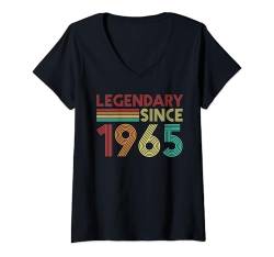 Damen 59 Jahre Geburtstag | Lustig 1965 | 59. 59 Jahre alt T-Shirt mit V-Ausschnitt von Birthday Apparel