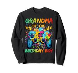 Grandma of the Birthday Boy Matching Video Game Birthday Sweatshirt von Birthday Gamer Shirt Matching Family Video Game