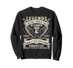 66 Jahre alte Geburtstagsgeschenke für Männer 66. Geburtstag Oktober 1958 Sweatshirt von Birthday Gifts for Legendary Men Born in October