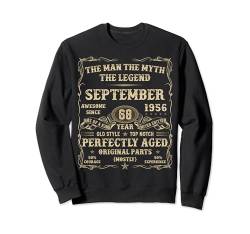 68. Geburtstag September 1956 68 Jahre alt Geburtstag Geschenke für Männer Sweatshirt von Birthday September Tee For Men And Women Vintage