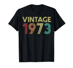 51. Geburtstag Vintage 1973 BDay 51 Year Old Birthday T-Shirt von Birthday Vintage Accessories