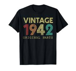 82. Geburtstag, Jahrgang 1942, Originalteile, 82 Jahre alt T-Shirt von Birthday Vintage Accessories