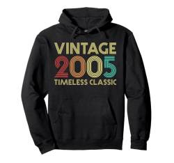 19. Geburtstag von BDay Vintage 2005 Timeless Classic, 19 Jahre alt Pullover Hoodie von Birthday Vintage Apparel