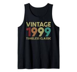 25. Geburtstag von BDay Vintage 1999 Timeless Classic zum 25-jährigen Geburtstag Tank Top von Birthday Vintage Apparel