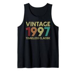 27. Geburtstag von BDay Vintage 1997 Timeless Classic, 27 Jahre alt Tank Top von Birthday Vintage Apparel