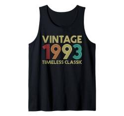 31. Geburtstag von BDay Vintage 1993, Timeless Classic, 31 Jahre Tank Top von Birthday Vintage Apparel