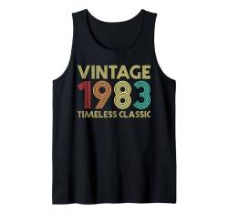 41. Geburtstag von BDay Vintage 1983 Timeless Classic, 41 Jahre Tank Top von Birthday Vintage Apparel