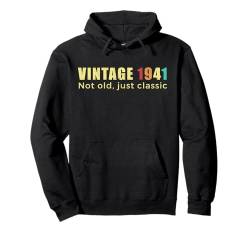 Geburtstag von 1941, nicht alt, nur klassisch, 83 Jahre alt Pullover Hoodie von Birthday Vintage Outfits