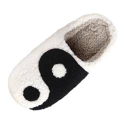 Bkazwe Damen Herren Hausschuhe Winter Hausschlappen Memory Foam Pantoffeln rutschfest Puschen Schlappen Kuschelige Plüsch Slippers Warm Filzpantoffeln Hausschuhe Innen von Bkazwe