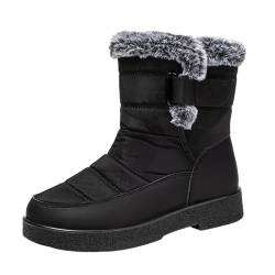 Bkazwe Winterschuhe Damen, Wasserdicht Warm Schneestiefel Wanderschuhe rutschfest Schneestiefel Damen Stiefeletten Stiefel Boots Unisex Winterschuhe Winterstiefel von Bkazwe