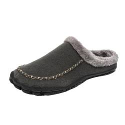 Damen Herren Hausschuhe Winter Hausschlappen rutschfest Puschen Schlappen Plüsch Weiche Slippers Winter Wärme Pantoffeln Frauen Bequeme Slippers von Bkazwe