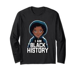 Black History Month Mädchen Kinder Afroamerikanisch Melanin BHM Langarmshirt von Black History Month African American Girls Women