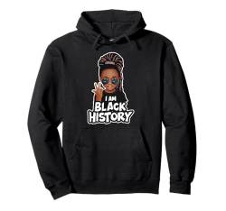 Black History Month Mädchen Kinder Afroamerikanisch Melanin BHM Pullover Hoodie von Black History Month African American Girls Women