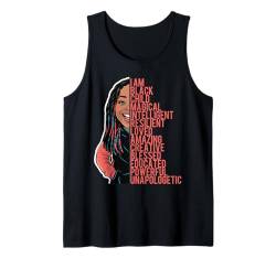 Black History Month Mädchen Kinder Afroamerikanisch Melanin BHM Tank Top von Black History Month African American Girls Women