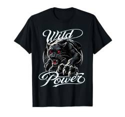 T-Shirt mit Panther Lovers Who Love Big Blake Cats für Damen und Herren T-Shirt von Black Panther’s Inherent Strength and Prowes Tee