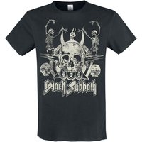 Black Sabbath T-Shirt - Amplified Collection - Dancing Skulls - S bis 3XL - für Männer - Größe XXL - schwarz  - Lizenziertes Merchandise! von Black Sabbath