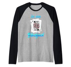 Blackjack ICH LIEBE BLACKJACK Spieler Casino Kartenspiel Raglan von Blackjack Shirt Zocker Geschenk Blackjackspieler