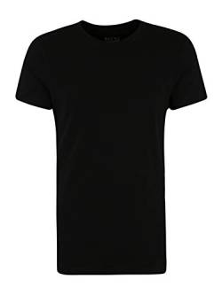 Blend Herren T-Shirt O-neck, 2er Pack, Einfarbig, Gr. Small, Schwarz (black 70155) von Blend