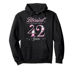 Gesegnet von Gott für 42 Jahre alte 42. Geburtstagsparty Pullover Hoodie von Blessed By God Queen's B-day Birthday Party