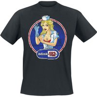 Blink-182 T-Shirt - Enema Nurse - S bis 3XL - für Männer - Größe M - schwarz  - Lizenziertes Merchandise! von Blink-182