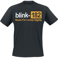 Blink-182 T-Shirt - Lonely Nights - S bis XXL - für Männer - Größe M - schwarz  - Lizenziertes Merchandise! von Blink-182