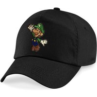 Blondie & Brownie Baseball Cap Kinder Luigi Stick Patch Klempner Super Retro Konsole One Size von Blondie & Brownie